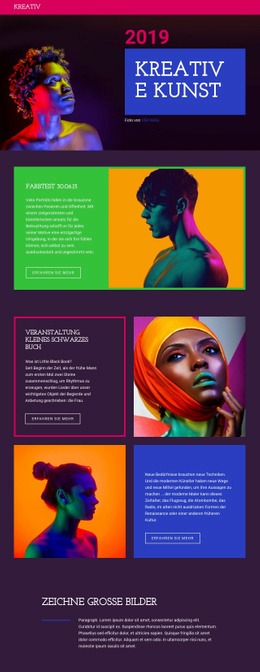 Feinstes Design Und Kunst - Beste Zielseite