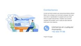 Llámenos En Cualquier Momento - HTML Generator Online