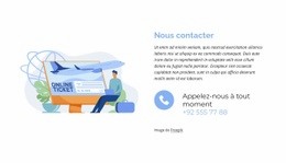 Superbe Conception De Site Web Pour Appelez-Nous À Tout Moment