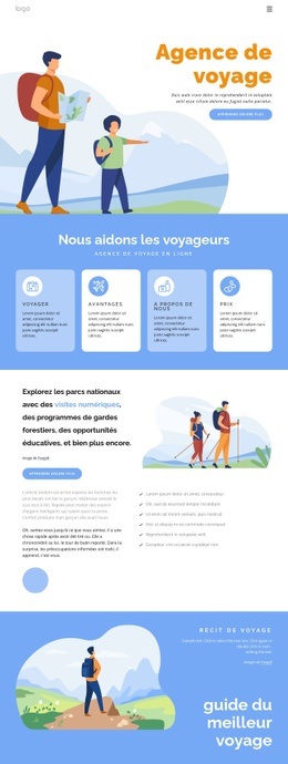 Adventures Propose Des Options De Randonnée Et De Trekking - Créateur De Sites Web Créatifs Et Polyvalents