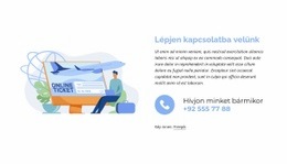 Hívjon Minket Bármikor CSS Rácssablon