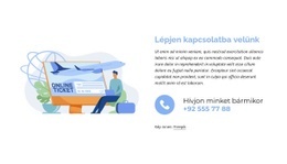 Hívjon Minket Bármikor - HTML- És CSS-Sablon