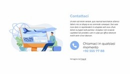 Modello HTML5 Multiuso Per Chiamaci In Qualsiasi Momento