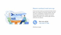 Bel Ons Altijd - Websitesjablonen