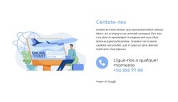 Design De Site Incrível Para Ligue-Nos A Qualquer Hora