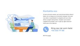 Ring Oss När Som Helst CSS-Rutnätsmall