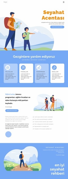 Adventures, Yürüyüş Ve Trekking Seçeneklerine Sahiptir - HTML5 Şablonu