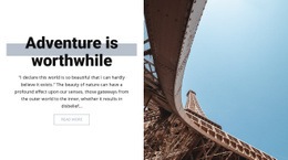 Dobrodružství V Paříži - HTML Template Builder