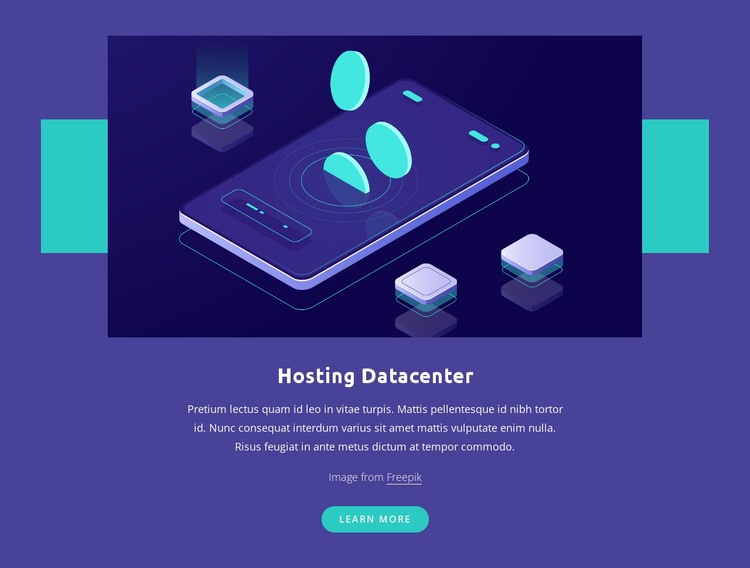 Hosting Datacenter Html Website Builder