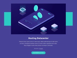 Hosting Datacenter – Jednoduchá Šablona Webu