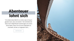 HTML-Landingpage Für Abenteuer In Paris