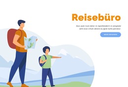 Bootstrap-HTML Für Wander- Und Trekkingurlaub