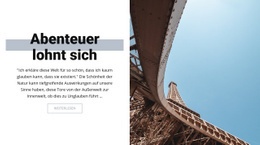 Abenteuer In Paris - HTML Template Builder