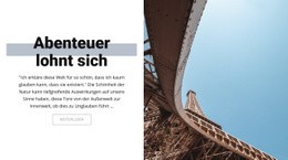 Abenteuer In Paris - Fantastische Vorlage Erstellen
