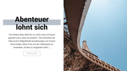 Abenteuer In Paris – Einfache Website-Vorlage