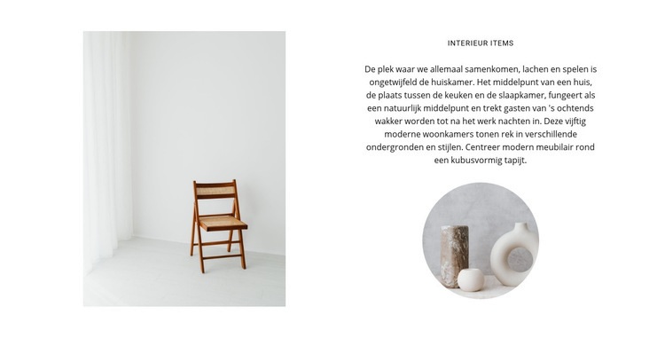 Kleine details voor schoonheid Website mockup