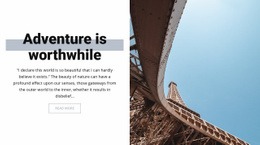 Äventyr I Paris - HTML Template Builder
