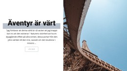 HTML-Landning För Äventyr I Paris