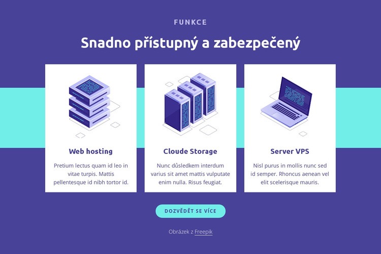 Snadno přístupný a bezpečný Webový design