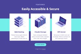 Easily accessible and secure - CSS Template by Nicepage