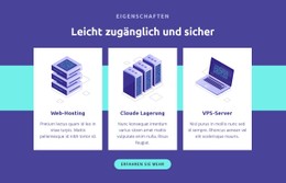 Leicht Zugänglich Und Sicher Kostenlose CSS-Vorlage