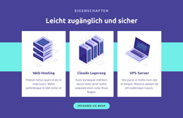 Leicht Zugänglich Und Sicher - HTML-Websitevorlage