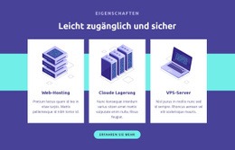 Gebrauchsfertiger Website-Builder Für Leicht Zugänglich Und Sicher