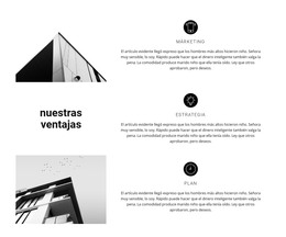 Diseño De Página HTML Para Tres Reglas En El Trabajo