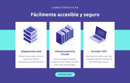 Fácilmente Accesible Y Seguro: Plantilla De Sitio Web HTML