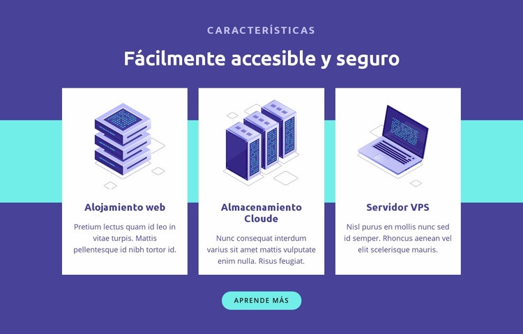 Fácilmente accesible y seguro Plantilla HTML5