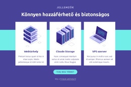 Könnyen Hozzáférhető És Biztonságos - HTML Webhelysablon