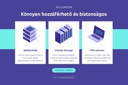 Könnyen Hozzáférhető És Biztonságos – Mobilwebhely-Sablon