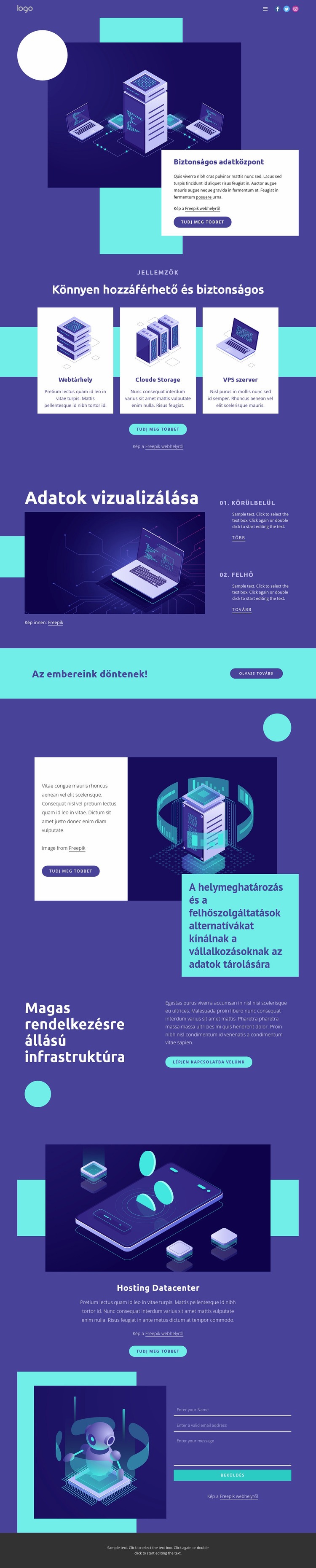 Adatközpont biztonsági megoldások WordPress Téma