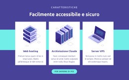 Modello Di Progettazione Gratuito Per Facilmente Accessibile E Sicuro