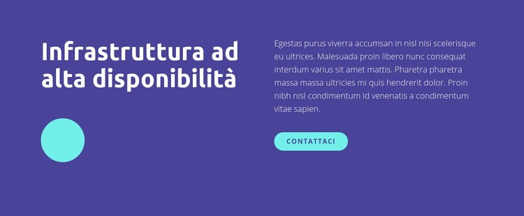 Titolo con forma circolare Modello CSS