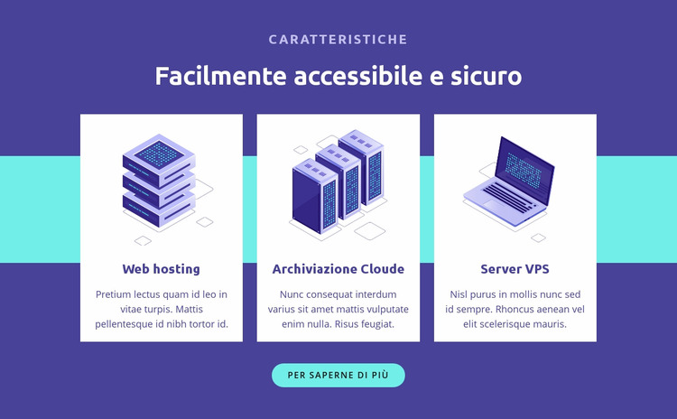 Facilmente accessibile e sicuro Modello Joomla