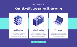 Gemakkelijk Toegankelijk En Veilig - HTML-Websitesjabloon