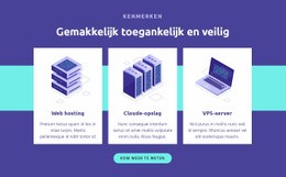 Gemakkelijk Toegankelijk En Veilig - HTML Website Maker