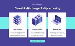 Gebruiksklare Websitebouwer Voor Gemakkelijk Toegankelijk En Veilig