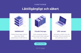 Lätt Tillgängligt Och Säkert - HTML-Webbplatsmall