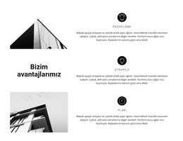 İş Yerinde Üç Kural Için HTML Sayfa Tasarımı