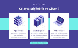 Kolay Erişilebilir Ve Güvenli - HTML Web Sitesi Şablonu