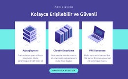 Kolay Erişilebilir Ve Güvenli Için Ücretsiz Tasarım Şablonu