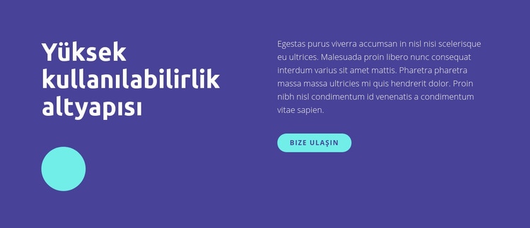 Daire şekilli başlık Web Sitesi Oluşturucu Şablonları