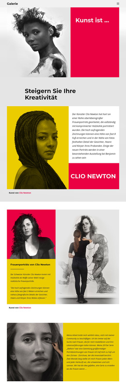 Kohleporträts WordPress-Theme