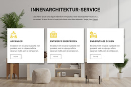 Innenarchitektur Dienstleistungen Webentwicklung