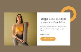 Plantilla De Diseño Gratuita Para Yoga Para Una Mente Flexible