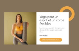 Yoga Pour Un Esprit Flexible