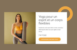 Yoga Pour Un Esprit Flexible - Page De Destination