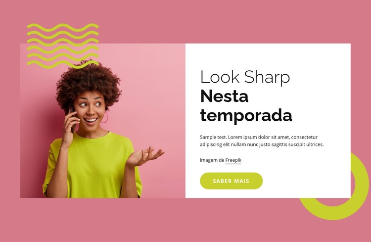 Esteja afiado nesta temporada Template CSS